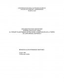 RESEÑA CRÍTICA DEL LIBRO EL TERCER PLANETAEDAD, ESTRUCTURA Y COMPOSICIÓN DE LA TIERRA DE JUAN MANUEL ESPINDOLA