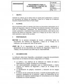 PROCEDIMIENTO DE ELABORACIÓN Y CONTROL DE DOCUMENTOS FINAL