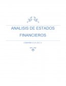 ANALISIS DE ESTADOS FINANCIEROS COMPAÑÍA X S.A. DE C.V.