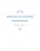 ANALISIS DE ESTADOS FINANCIEROS COMPAÑÍA X S.A. DE C.V.