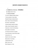 Pelicula amadeus. NACIONALIDAD DE LA PELICULA: Amadeus es una película estadounidense