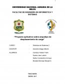 Proyecto aplicativo sobre arquetipo de desplazamiento de carga