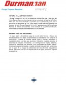 HISTORIA DE LA EMPRESA DURMAN