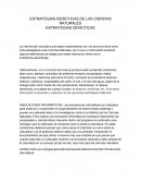 ESTRATEGIAS DIDÁCTICAS DE LAS CIENCIAS NATURALES