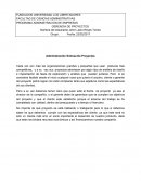 PROGRAMA ADMINISTRACION DE EMPRESAS GERENCIA DE PROYECTOS