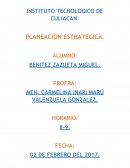 INSTITUTO TECNOLOGICO DE CULIACAN. PLANEACION ESTRATEGICA