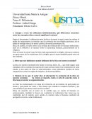 Ética y Moral Tarea #1 Diferencias