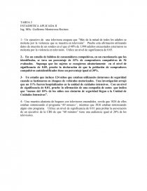 Desarrollo de Como se da la Estadistica aplicada. Página 1