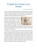 El papel de la mujer en el tiempo