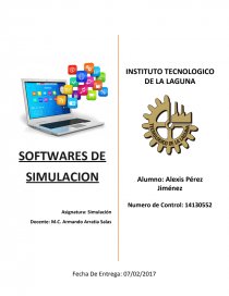 Softwares de simulacion. Página 1