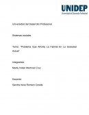 Problema que afronte la familia en la sociedad actual