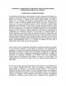 Conferencia Seguridad Informática.