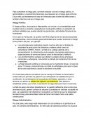 Para considerar el riesgo país, conviene estudiar a la vez el riesgo político, el administrativo y el económico-financiero que devienen en el riesgo país como tal.