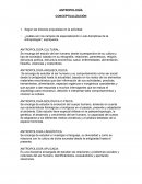 ANTROPOLOGÌA CONCEPTUALIZACIÒN.