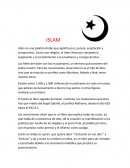 Islam es una palabra Árabe que significa paz, pureza, aceptación y compromiso