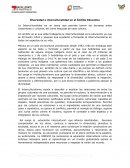 Diversidad e interculturalidad en el Ámbito Educativo.