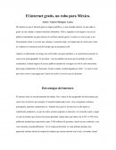 El internet gratis, un robo para México.