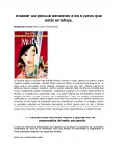 Analisis de la pelicula Mulan.