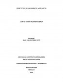 Perspectiva docente ante las tic.