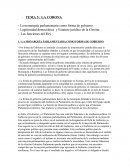 La monarquía parlamentaria como forma de gobierno