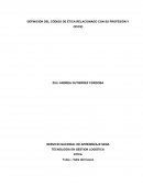 DEFINICIÓN DEL CÓDIGO DE ÉTICA RELACIONADO CON SU PROFESIÓN Y OFICIO