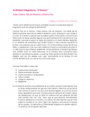 Actividad Integradora: “El Ensayo” Todos Santos, Día de Muertos. Octavio Paz.