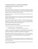 EL LIDERAZGO ESTRATÉGICO Y LA MOTIVACIÓN TRASCENDENTE.