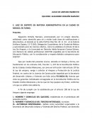BAJO PROTESTA DE DECIR VERDAD, MANIFIESTO QUE ME CONSTAN LOS HECHOS O ABSTENCIONES QUE CONSTITUYEN LOS ANTECEDENTES DEL ACTO RECLAMADO O QUE SIRVEN DE FUNDAMENTO A LOS CONCEPTOS DE VIOLACIÓN.