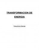 Transformación de Energía. Feria de la Ciencia