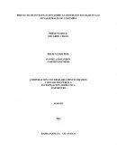 PROYECTO DE INVESTIGACION SOBRE LA DESERCION ESCOLAR EN LAS ZONAS RURALES DE COLOMBIA