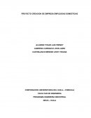 PROYECTO CREACION DE EMPRESA EMPLEADAS DOMESTICAS