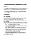 Antecedentes de la Ing Industrial