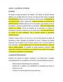 Lectura 1. Los útiles de la infancia