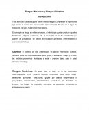 Riesgo Mecánicos y Riesgos Eléctricos