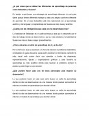 Diferencias de aprendizaje de personas
