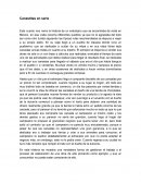 En esta historia se muestra una verdadera forma de gestionar el trabajo o el proceso de elaboración de una obra de arte poniendo como ejemplo, y que un consumidor no puede estar consciente de ello.
