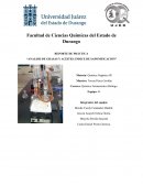 Analisis de grasas y aceites: indice de saponificacion