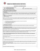 Guia de estudio FORMATO DE PRESENTACIÓN DE PROYECTOS.