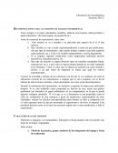 Recomendaciones para el trabajo experimental.