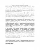 Relaciones internacionales en mexico.