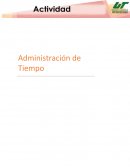 Administración del tiempo. Improvisacion