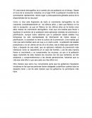 Crecimiento demográfico.