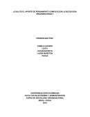 Mapa sociologia ¿CUÁL ES EL APORTE DE PENSAMIENTO COMPLEJO EN LA SOCIOLOGIA ORGANIZACIONAL?