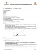 GUIA DE PREPARACION PARA EL 2º. EXAMEN DE FISICA I