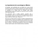 Anibaldo La importancia de la sociología en México