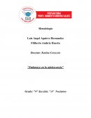 Embarazo en adolescentes.