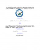 METODOLOGIA DE LA INVESTIGACION EDUCATIVA II