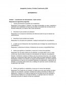 Estadistica Cuestionario Unidad 1 - Cuestionario de reforzamiento - Subir archivo