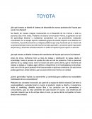 Comportamiento del consumidor, TOYOTA