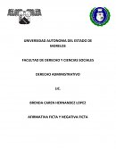 Ficta negativa derecho administrativo